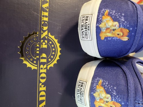Zapatos con cordones Disney Bradford Exchange talla 8 Mickey, Minnie, Donald y Goofy. - Imagen 4 de 7