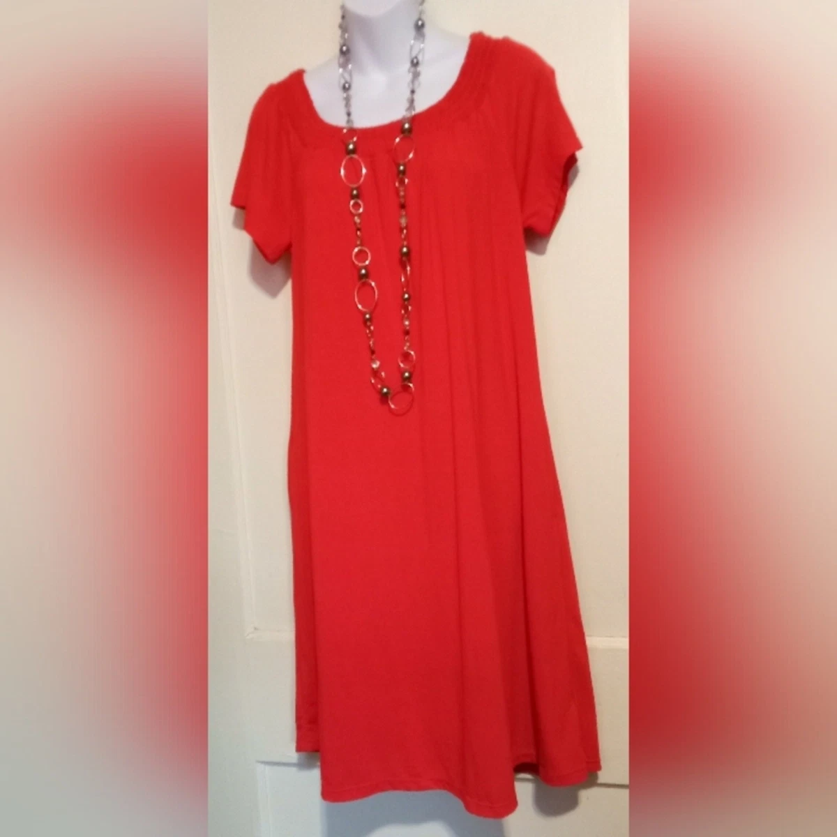 faded glory red dress Faded Glory red dress, size small