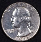 1964-D WASHINGTON QUARTER***90% SILVER