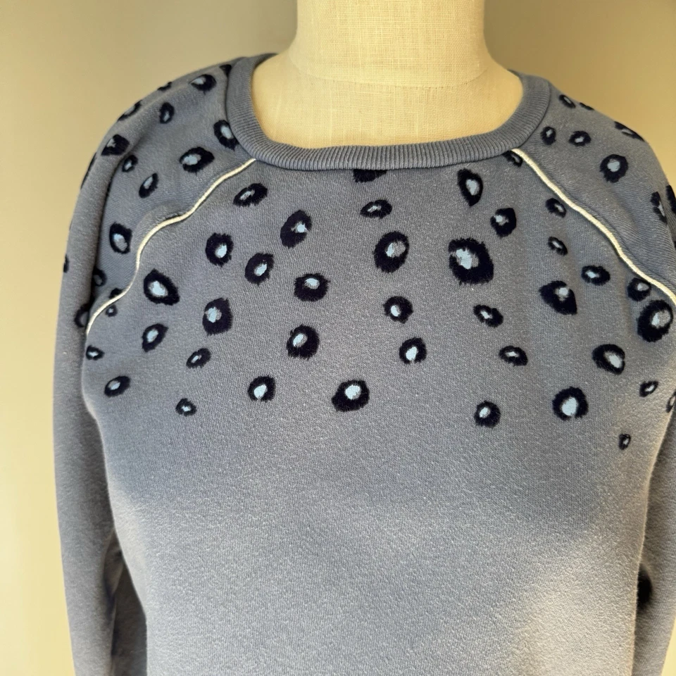 Sudadera Mini Boden Niñas Cuello Redondo Estampado Animal Azul Cielo Talla 13/14Y Foto 4 de 4