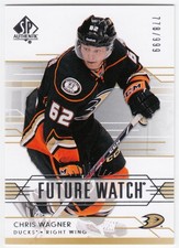 2014-15 Upper Deck SP Authentic Future Watch CHRIS WAGNER 249 778/999 Anaheim RC