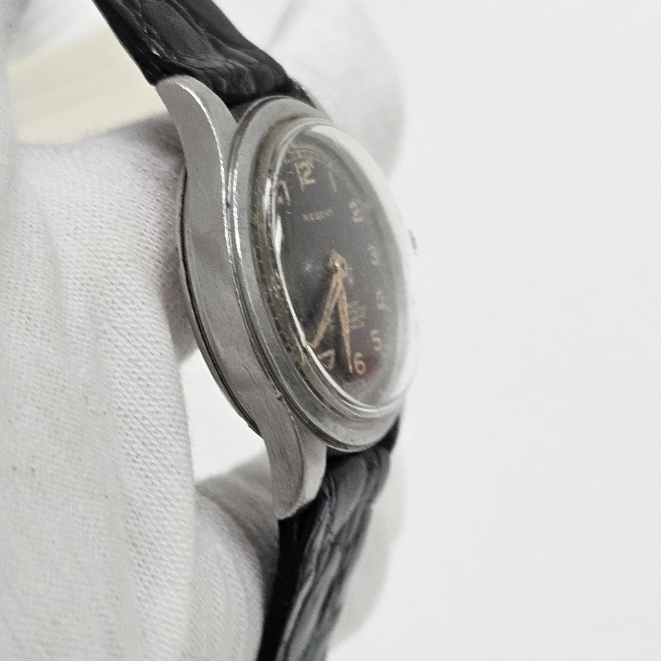 Reloj de pulsera Regent mecánico 17J de acero inoxidable suizo vintage raro militar para hombre  Foto 3 de 4