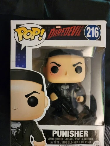 Funko Pop Marvel Daredevil: Punisher Vinyl Bobble Head (11092) Rare