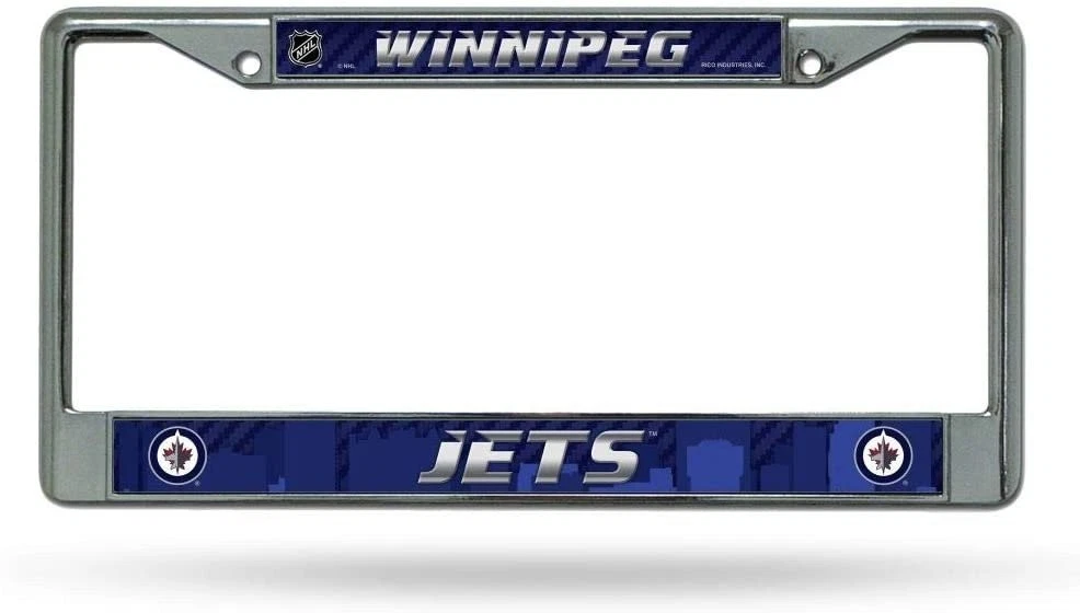 Winnipeg Jets Metal License Plate Frame