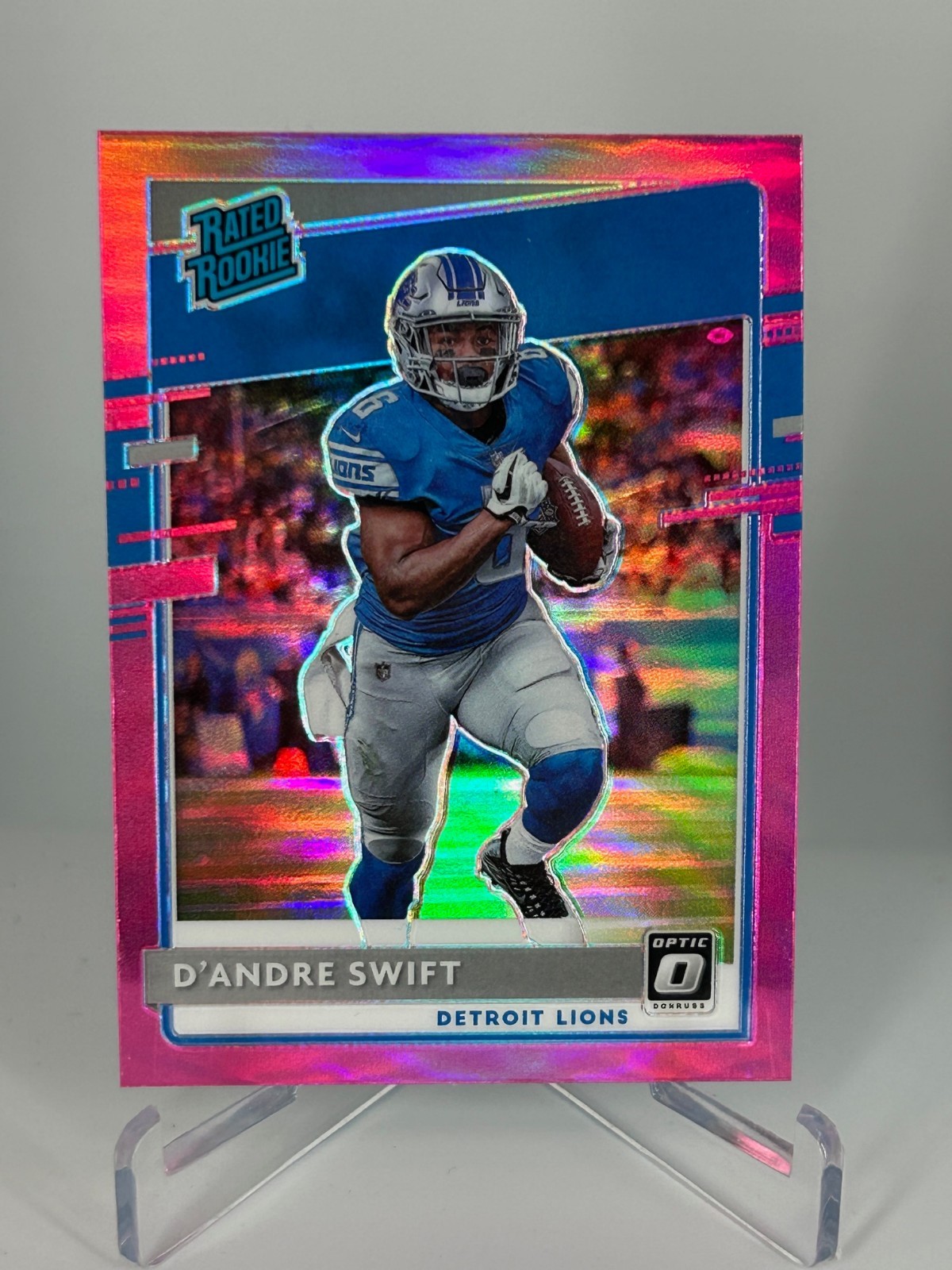 2020 Optic Holo Pink D'Andre Swift Rookie RC