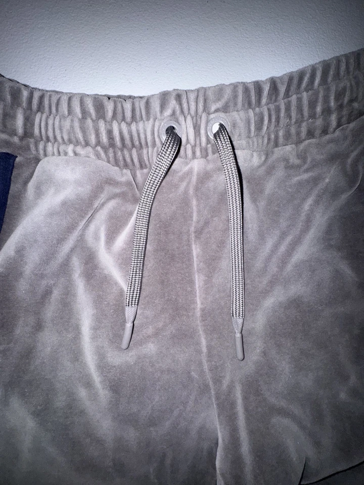 Sergio Tacchini Track Pants Men’s Small Gray Blue Striped Joggers Logo Casual  - Image 3 of 4