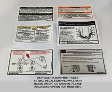 1992-97 F150 F250 F350 F series Truck Bronco Radiator Support Decal Set OBS