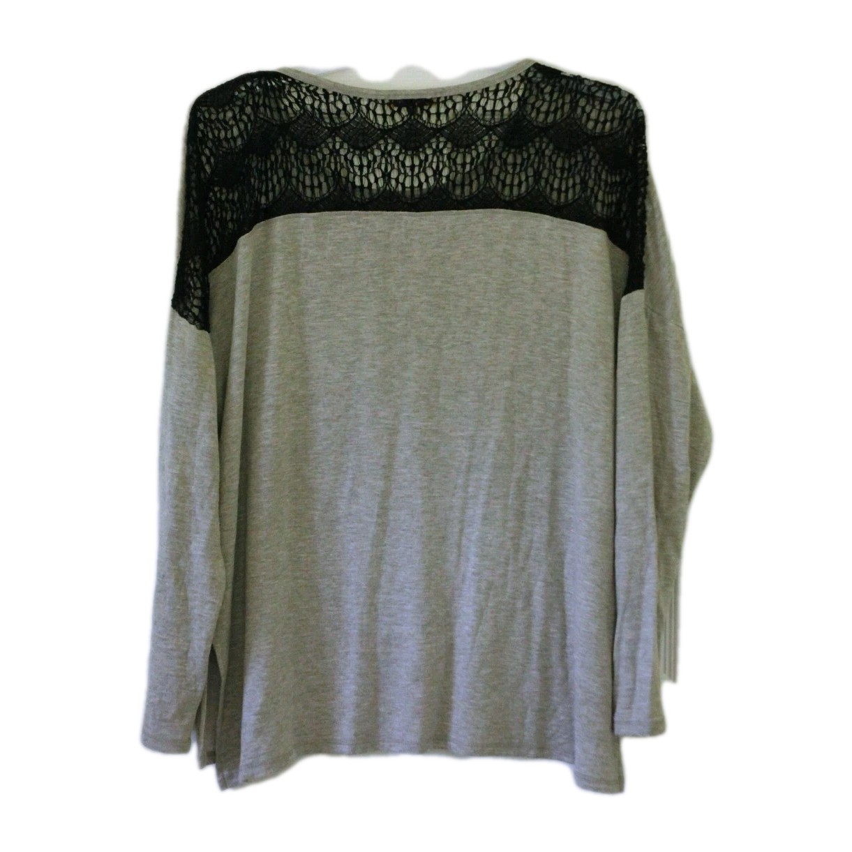 Democracy Tunic Top Patchwork Lace Back Boho Shir… - image 2