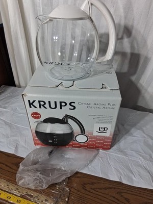 Krups Crystal Arome Replacement 10 Cup Coffee Carafe White for 398 458 New NIB