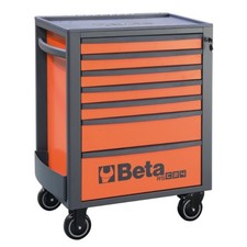 Carrello porta attrezzi Beta RSC24 7-O cassettiera arancio 7 tiretti