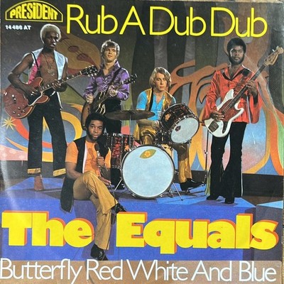 The Equals :Rub A Dub Dub  7'' Sg von 1969, TOOP ZSTAND