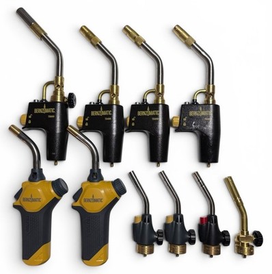 LOT Of 10-Bernzomatic TS8000/TS4000/TS3700/ WT2301 & UL2317 Trigger Torches