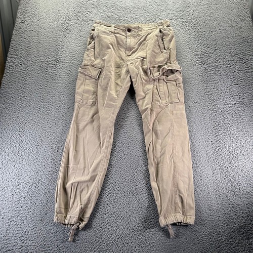 Pantalon Chino American Eagle Homme - 30x32 Beige - Slim Droit Stretch