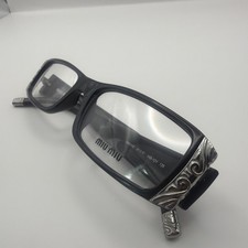 Miu Miu VMU10E 1AB-101 Eyeglasses Frame 51 17-135