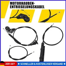 2x 3-tlg Motorhaubenzug Set f�r BMW 5er E39 M5 1995-2003 Bet�tigungszug 6 Teile