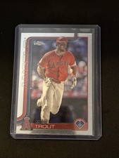 🔥Mike Trout 2025 Topps Chrome #100 Angels