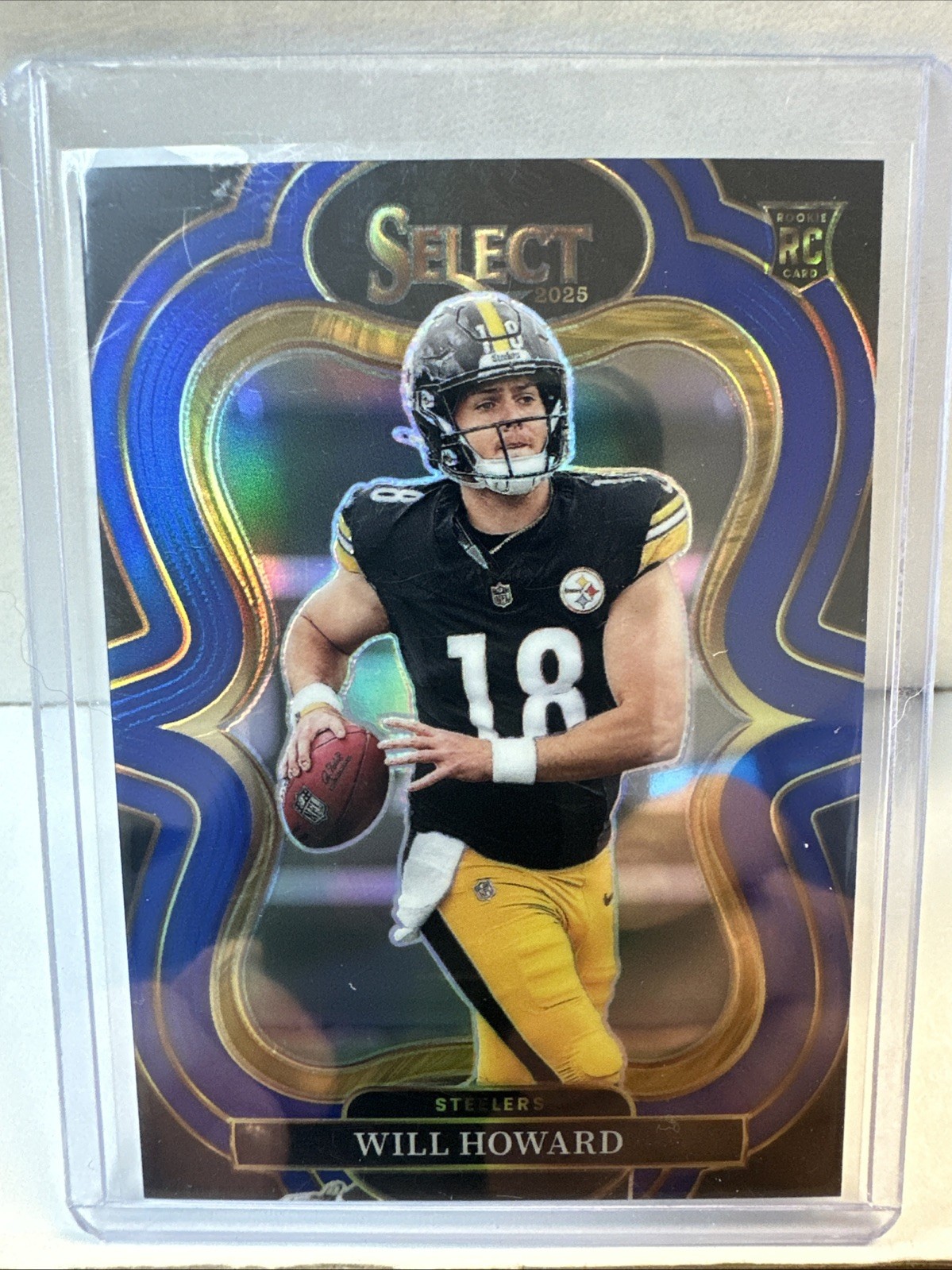 2025 Panini Select WILL HOWARD RC Suite Level Blue Prizm /99 #352 Steelers