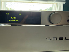 SMSL AO300 2-Channel Class D Power Amplifier USB HDMI ARC Optical Coax