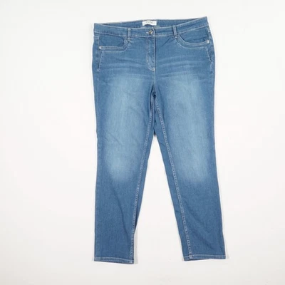 TONI Damen Jeans Hose Gr. 46 K Blau Stretch Denim Regular Fit 4-Pocket High Wais - Bild 1 von 4