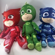 PJ Masks Plush Lot - Owlette, Catboy, Gekko,Disney Junior Stuffed Mini Backpack