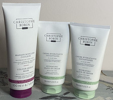 CHRISTOPHE ROBIN Hydrating Leave-In Cream + Colour Shield Mask NEW Worth &pound;96
