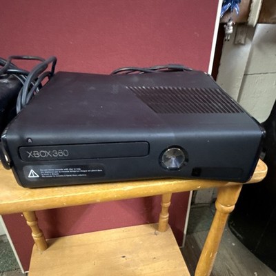Microsoft Xbox 360 slim Black Console Wi-Fi HDMI Ethernet USB Component RCA