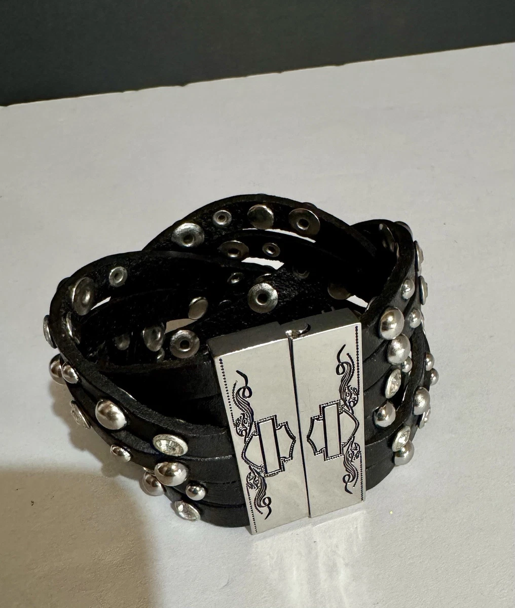 Preços baixos em Pulseiras de Couro Harley-Davidson Fashion | eBay