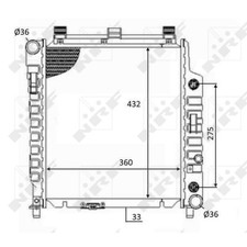 ? NRF KÜHLER MOTORKÜHLUNG 1705000402 NEU DE STOCK ? NRF KÜHLER MOTORKÜHLUNG 1705000402 NEU DE STOCK