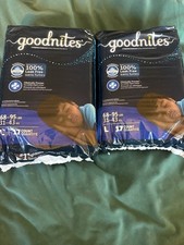 Goodnights Training PantsFor Boys Size Large 68-95 Lbs. 34 Count 100  Leak Free