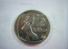 South Africa 1989 2 Rand Springbok (2 Rand) Coin