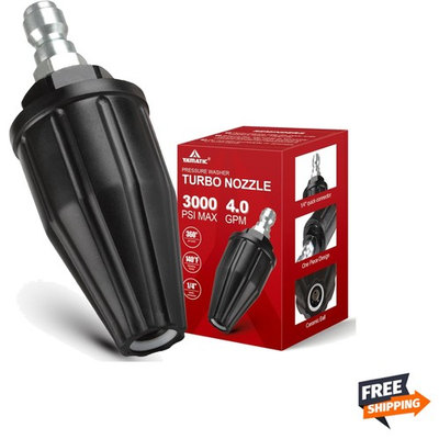 #ad Ultimate Cleaning Power: 3000 PSI Pressure Washer Turbo Nozzle for All Surfaces $35.95