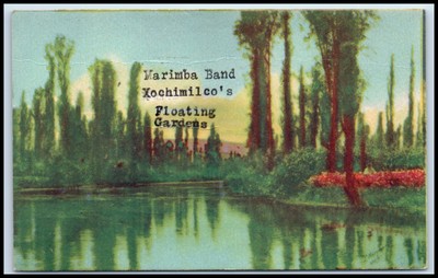 Postcard XOCHIMILCO, MEXICO, D. F.Foto Luis M�rquez125P. SANCHEZ. H. Y   L105