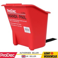Prodec Handi-Pail Paint Bucket Kettle Painters Can Rollers Brush Magnetic 1L