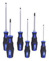 Ks Tools Ergotorqueplus Schraubendreher-Satz, 6-Teilig Schlitz, Pz - 159.0020