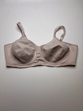 Playtex 18 Hour Beige Full Coverage Adjustable Wire Free T-Shirt Bra Size 48DD