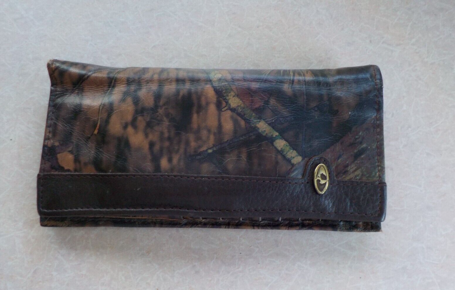 Mossy Oak Rodeo Wallet Long Camouflage Leather