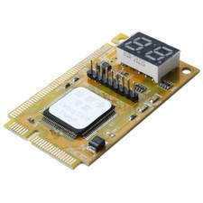 3in1 2-Digit Mini PCI/Mini PCI-E/LPC Laptop Analyzer Debug Test POST Card