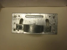 EVERBILT WOOD FENCE TO ROUND STEEL POST  ADAPTER BRACKET: 1-7/8" Adjustable GALV