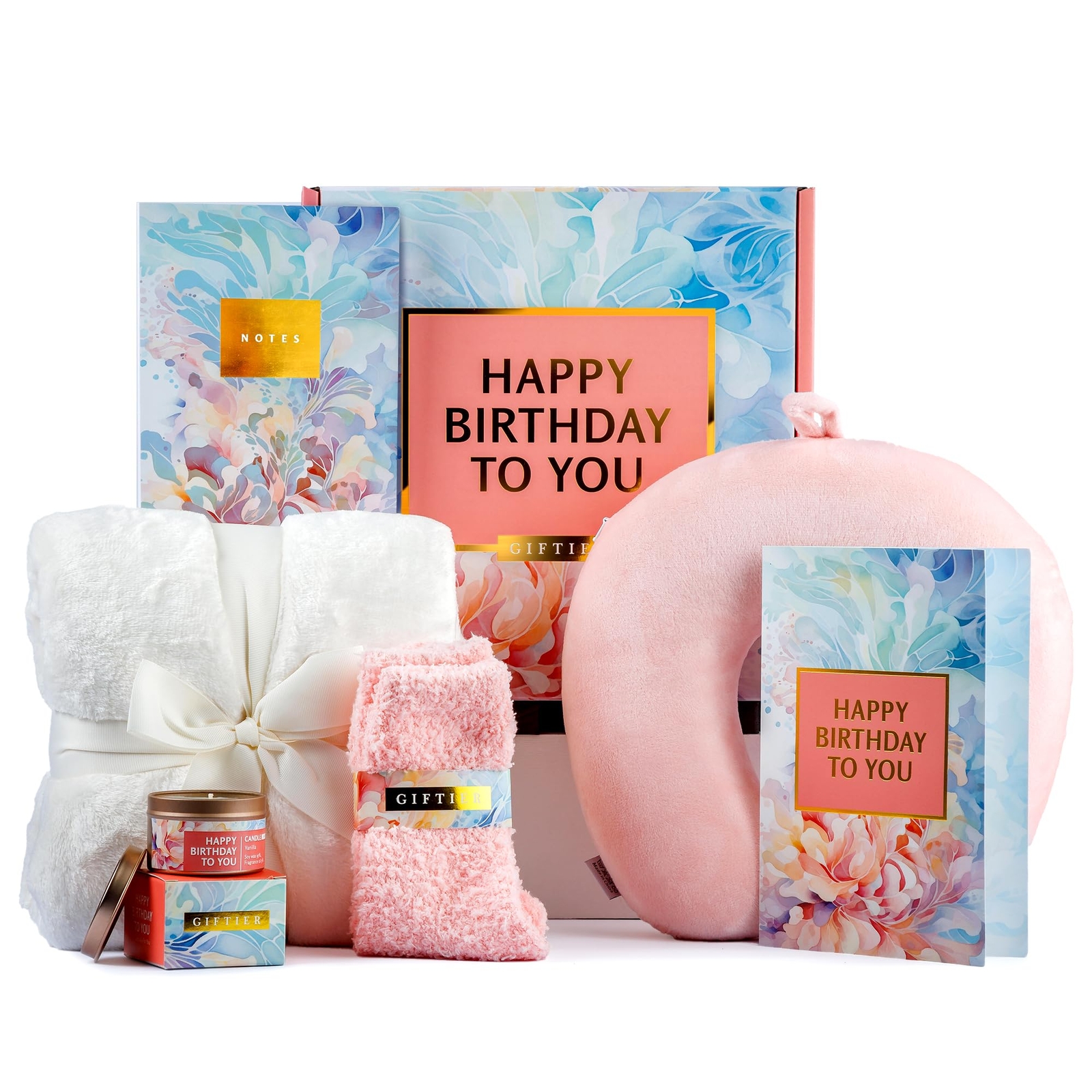 Birthday Gift Basket for Women - Happy Birthday Gift Basket For Her w/Memory ...
