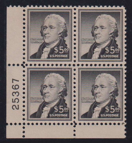 E2531: US #1053 Mint Plate Block of 4, VF, NH; CV $210