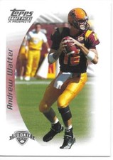 2005 Topps Football Draft Picks and Prospects Andrew Walter RC Arizona  State