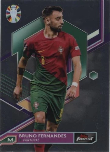 2023 Topps Finest Road to UEFA Euro 2024 Bruno Fernandes #65