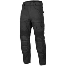 Mil-Tec Chimera Combat Pants Mens Army Tactical Hunting Padded Trousers Black