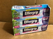 (6 pack) Effergrip Denture Adhesive Cream 2.5oz each- Extra Strong - Minty Fresh