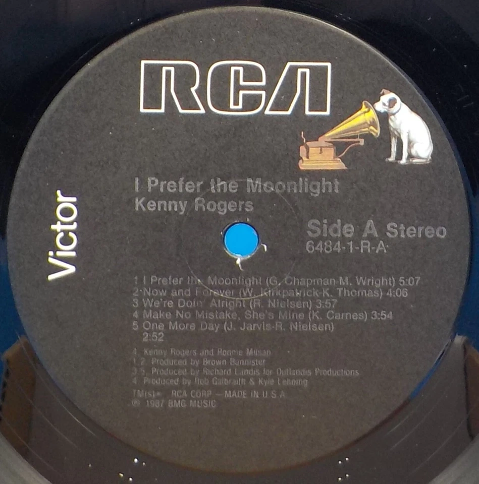 Kenny Rogers LP "I Prefer The Moonlight" NM BX16 - Image 3 of 3