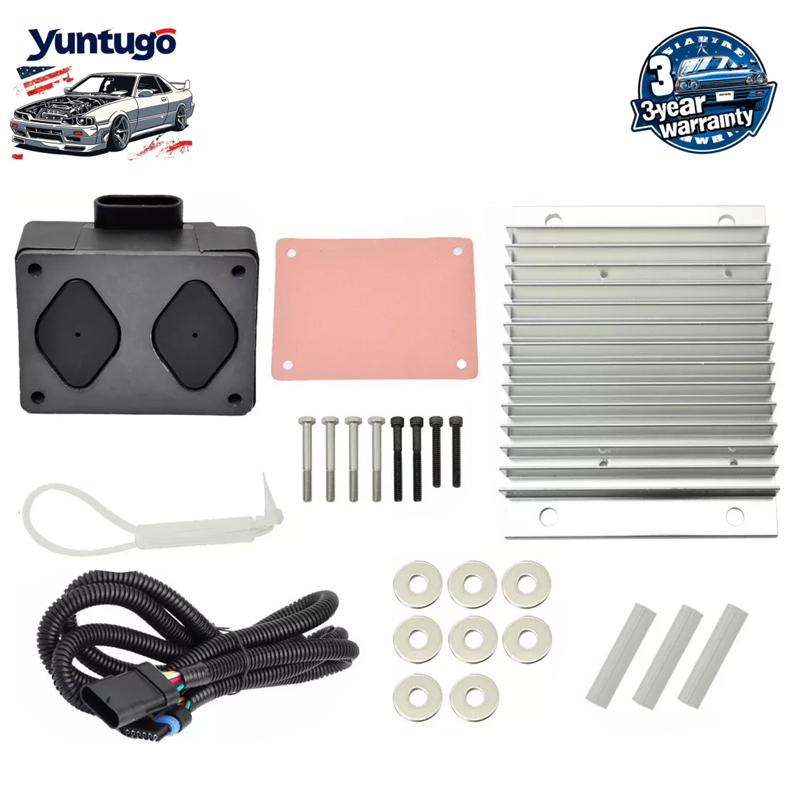 For Chevy GMC 6.5L Fuel Pump Driver Module PMD and Relocation Kit Set 12562836