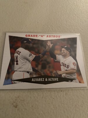 #ad Hard Pull Yordan Alvarez Jose Altuve 2020 Topps Archives Grade A Astros Insert $3.99