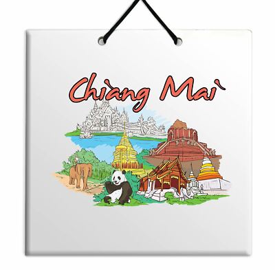 Chiang Mai Wat Phra That Doi Suthep Wat Chiang Man Chedi Luang Wanddekoration
