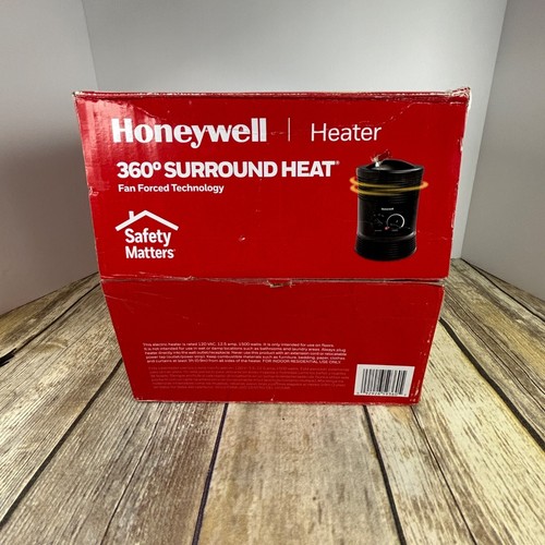 Honeywell 360° Surround Portable Electric Heater With Adjustable Thermostat & Sa - Picture 11 of 12