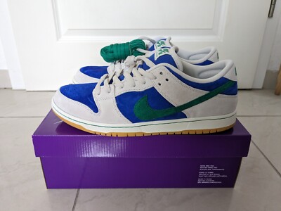 Nike Dunk Low SB Hyper Royal Malacite Gr. 47,5 US13 Weiß blau grün